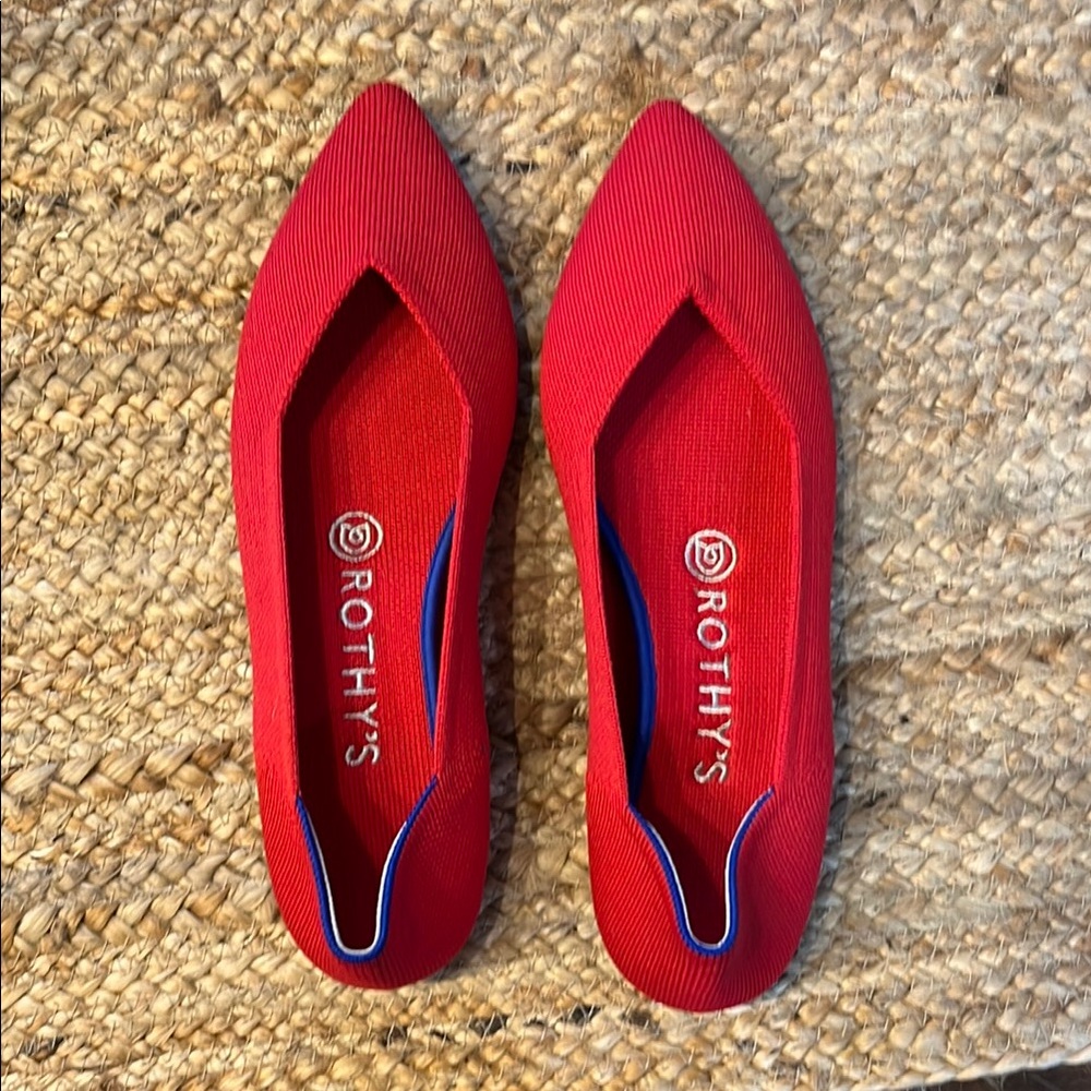 Rothy's Women's Red Flats